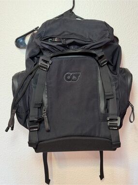 AlphaTauri Black Men's Backpack -